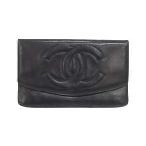 CHANEL Authentic Black Wallet